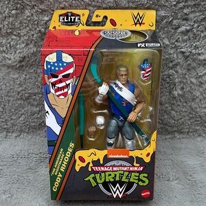 WWE Elite Collection x TMNT The American Nightmare Cody Rhodes Action Figure